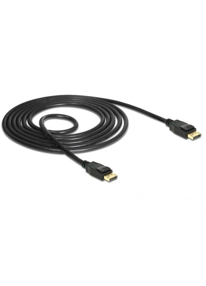 Кабель монитора сигнальный DisplayPort M/M (папа/папа) 1.5m v1.2 4K@60Hz 19p D=7.3mm Gold Cu Delock (369645926)