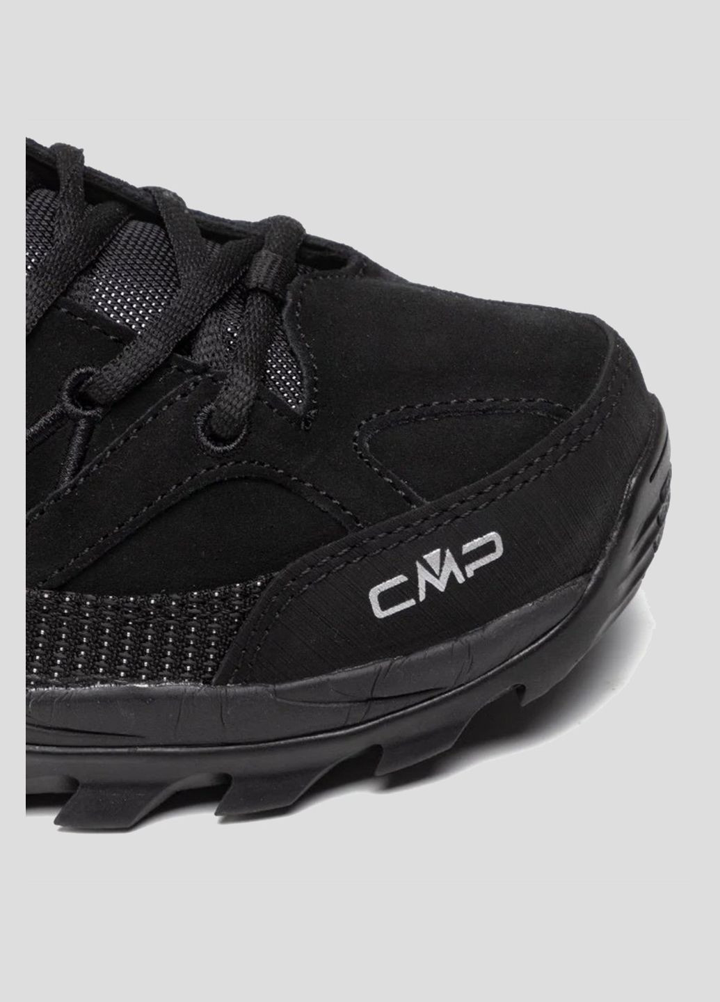 Черные демисезонные черные трекинговые кроссовки rigel low trekking shoes wp CMP