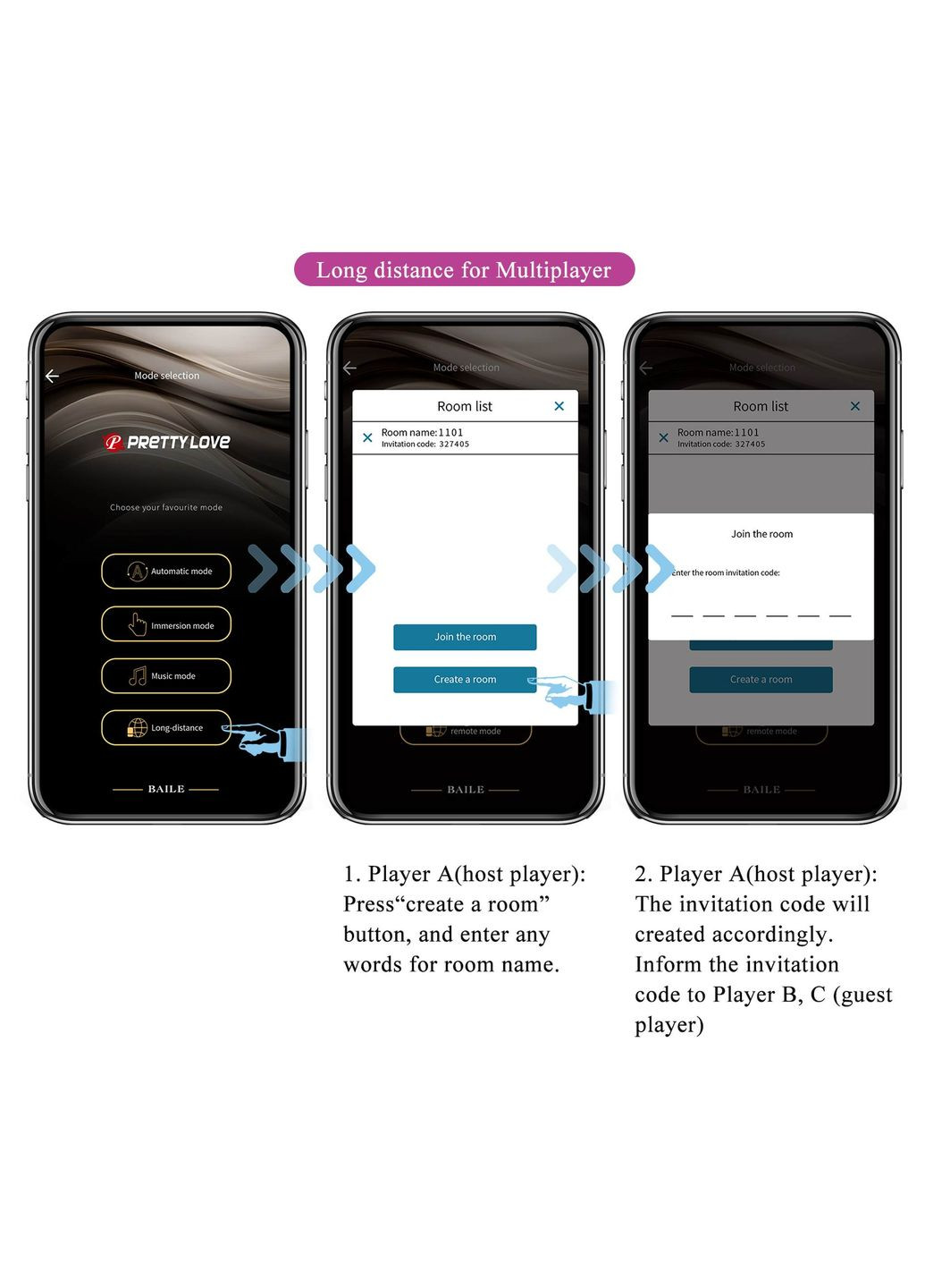 Анальный вибратор Jefferson с электростимуляцией, с приложением,, 9.2 х 3.4 Pretty Love (361670359)