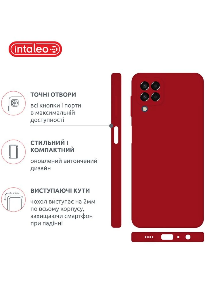 Чохол SoftShell для Samsung Galaxy A22 LTE (4G) Red (1283126558023) Intaleo (392603259)