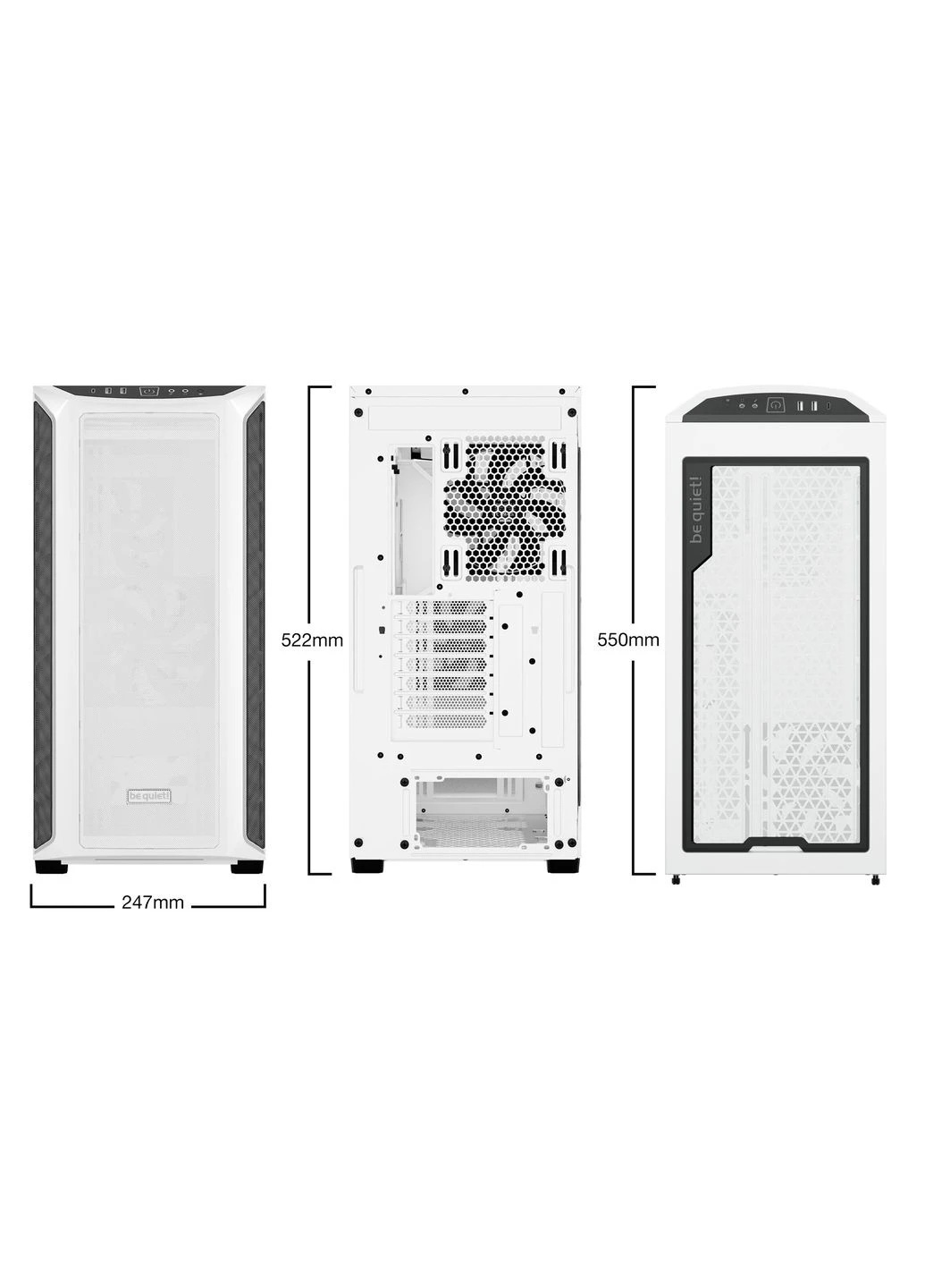 Корпус Shadow Base 800 DX White (BGW62) be quiet! (393353633)