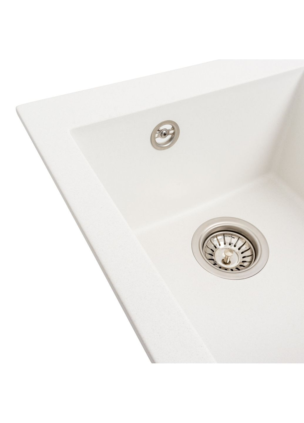 Гранітна мийка для кухні SOKIL 4150 матова Білосніжна Valeso (358059893)