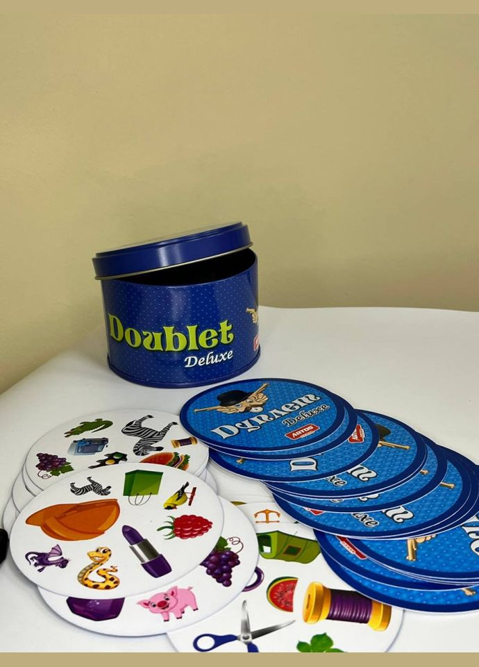 Настольная игра "Дуплет Deluxe" 1038 в металлической коробке Artos Games (336036345)