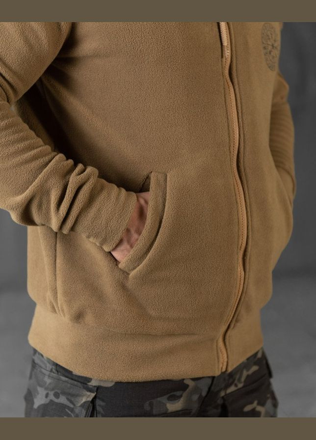 Тактическая кофта на флисе Руны Смерть подождет койот No Brand (304771544)