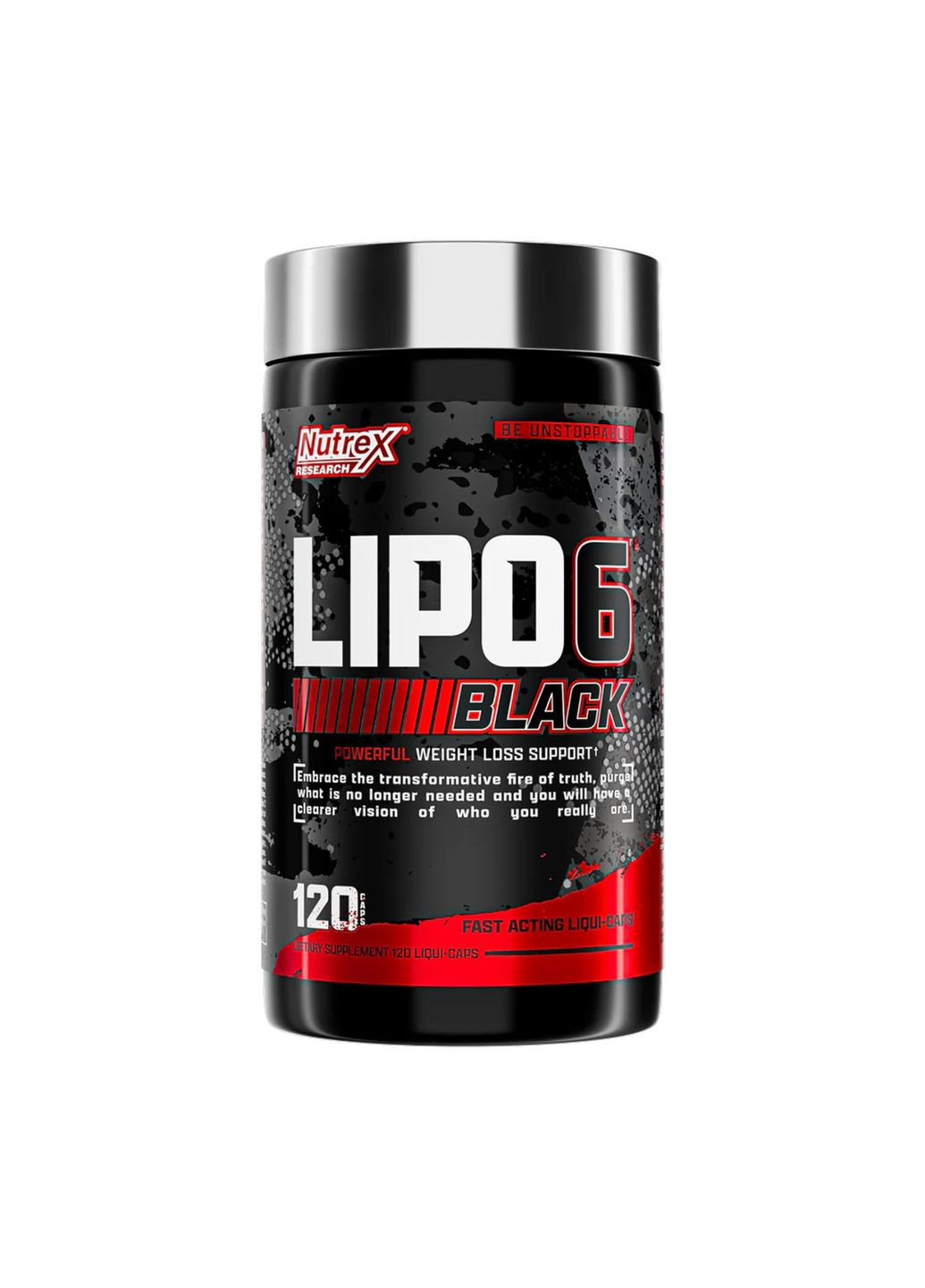 Lipo-6 Black Maximum Potency жиросжигатель для похудения активный сжигатель жира 120 капсул Nutrex (368988921)