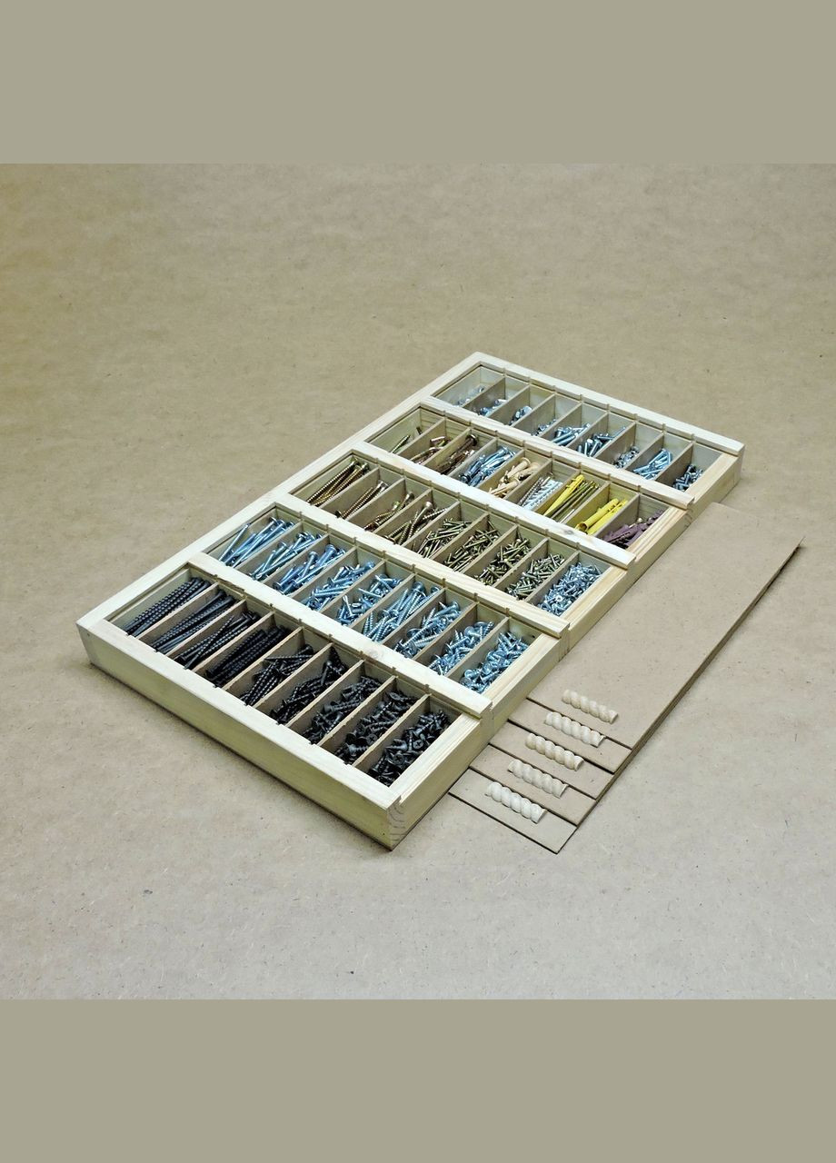 Набір 5х метизів універсальний 2424 шт No Brand (328911600)