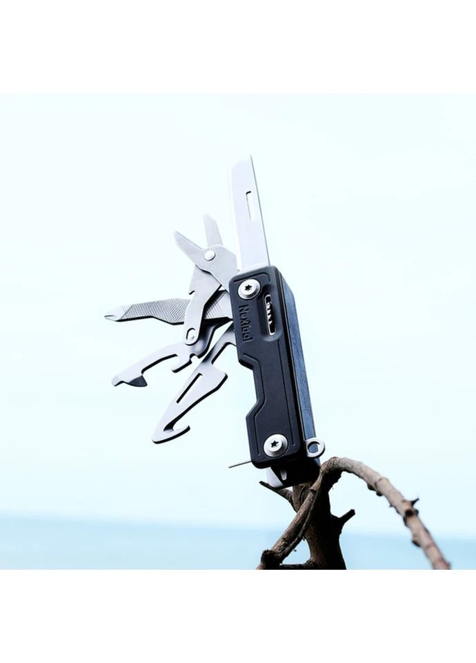 Мультитул Multi Functional Knife, хакі, 10 функцій, кишеньковий, вага 88 г NexTool (393807389)