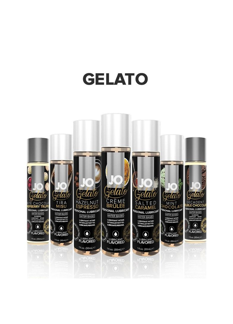 Смазка на водной основе GELATO Double Chocolate (120 мл) без сахара, парабенов и гликоля Jo (366875818)