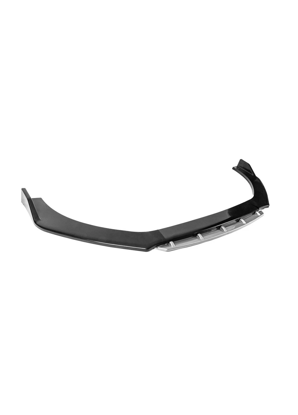 Універсальна передня Lip накладка DPT Black V-2 (, чорний глянець/сірий) ABS (392194062)