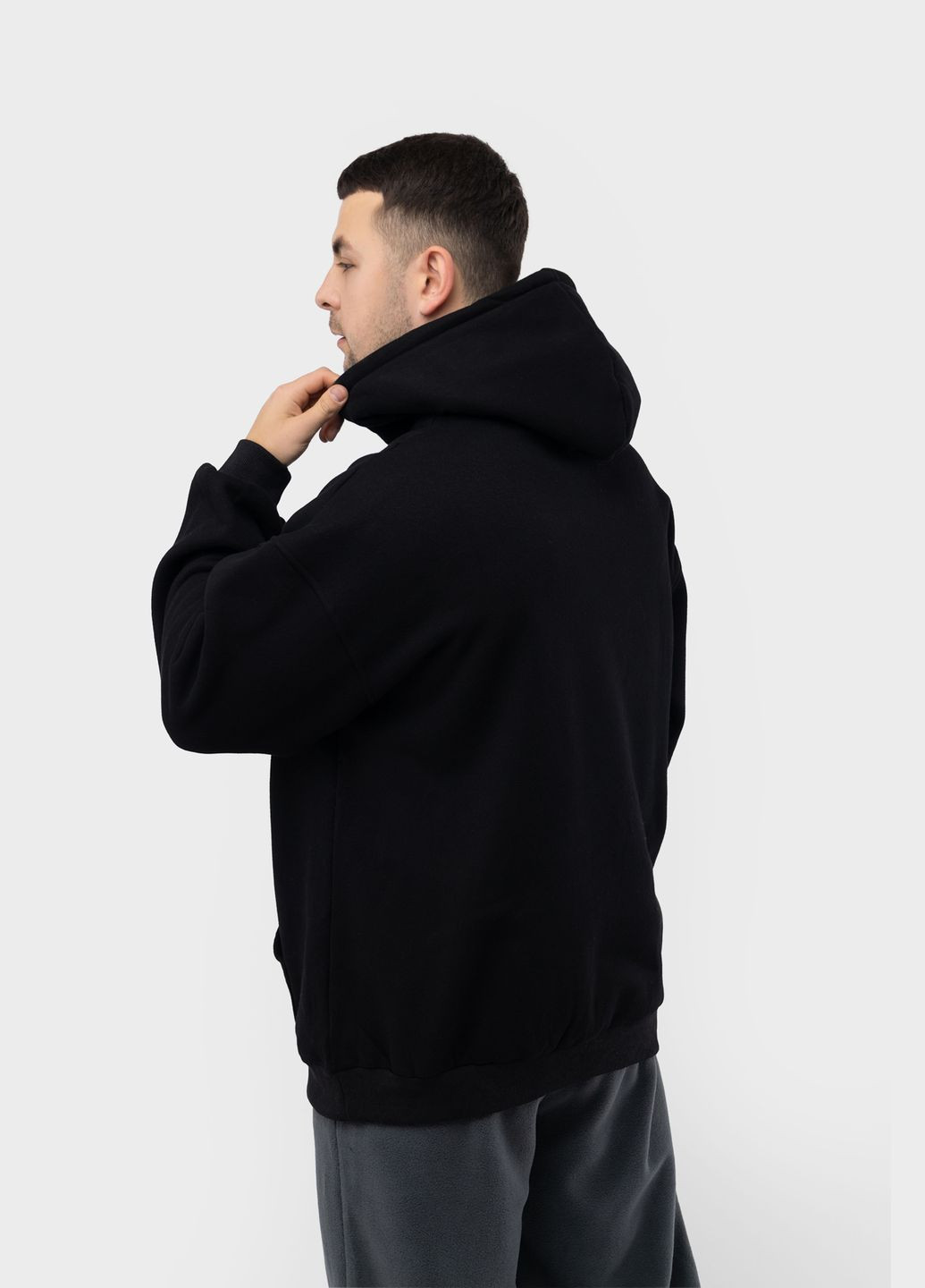 Чоловічий худі колір чорний CB-00224105 LAGODOMEE (309014252)