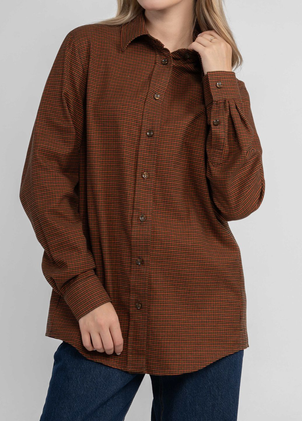 Сорочка жіноча коричнева Arber Lydia 1 (361119718)