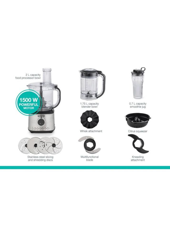 Кухонный комбайн SBR1500E Gorenje (368904165)
