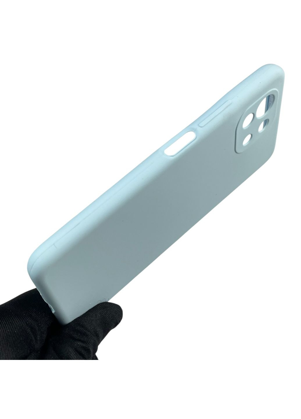 Чохол для Mi 11 Lite 5G NE силіконовий з мікрофіброю нековзний на сяомі мі 11 лайт 5г не блакитний Xiaomi (366388875)