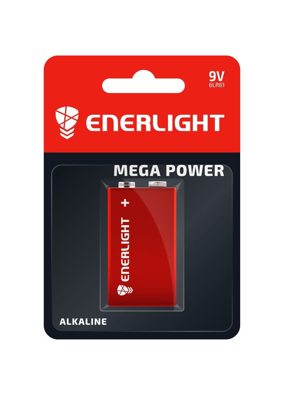 Батарейка Mega Power 6LR61 BLI, 1 шт. () Enerlight 90220101 (328308795)