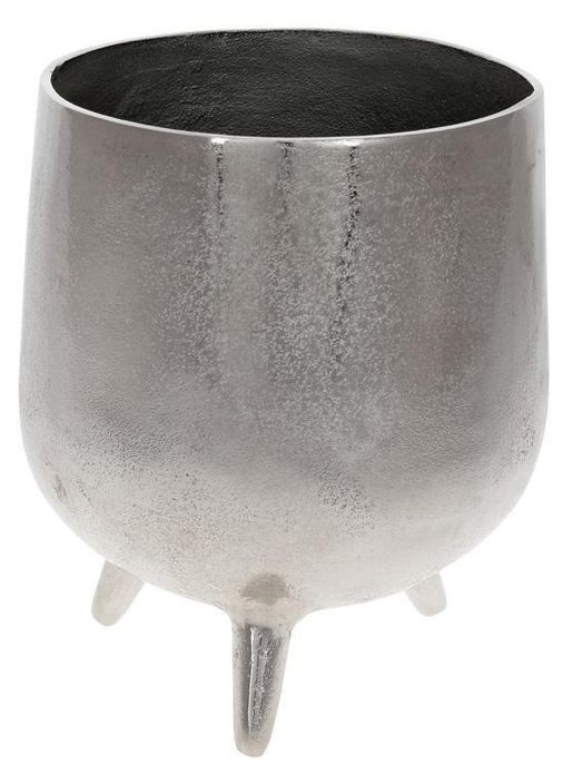 Декоративное кашпо "Evian" на ножках 21х25см, металл, серебро Bona (329896918)