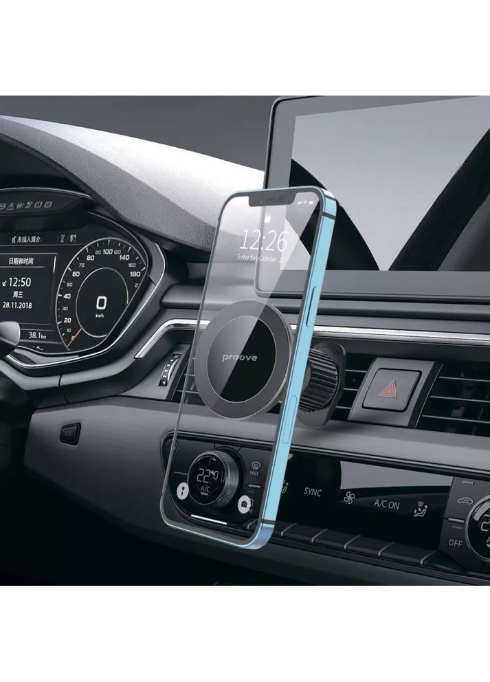 Автодержатель телефона magsafe Ironside Air Outlet Car Mount Magnetic Ring Proove (360528090)