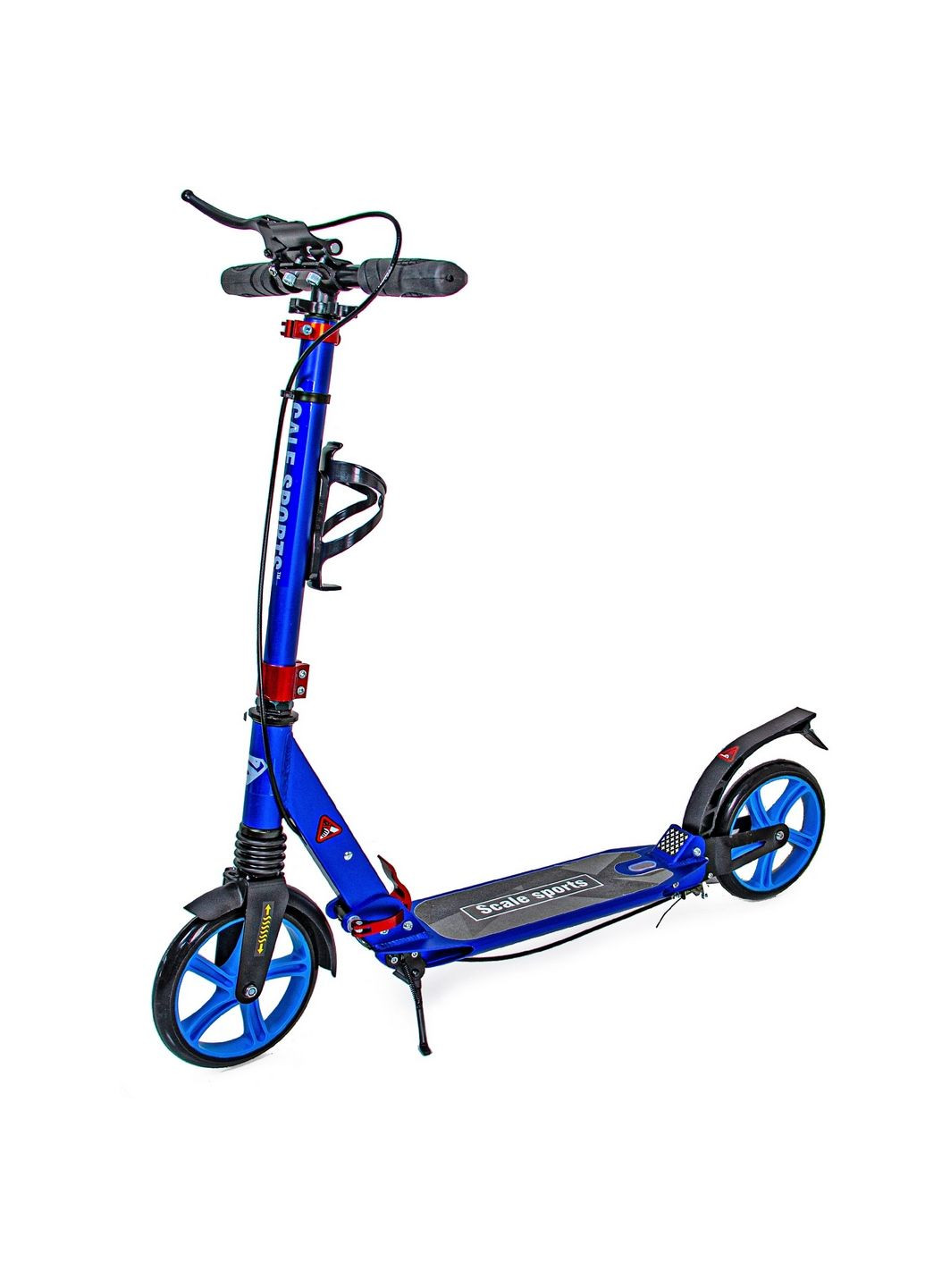 Двоколісний самокат SS-10, ручне гальмо, Led-ліхтарик 46х13х88-103 см Scale Sports (289369499)
