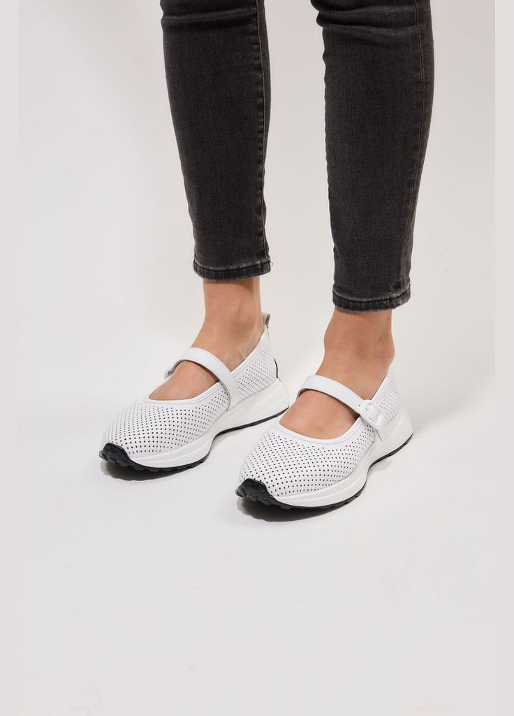 Белые мокасины 195200 ALLSY