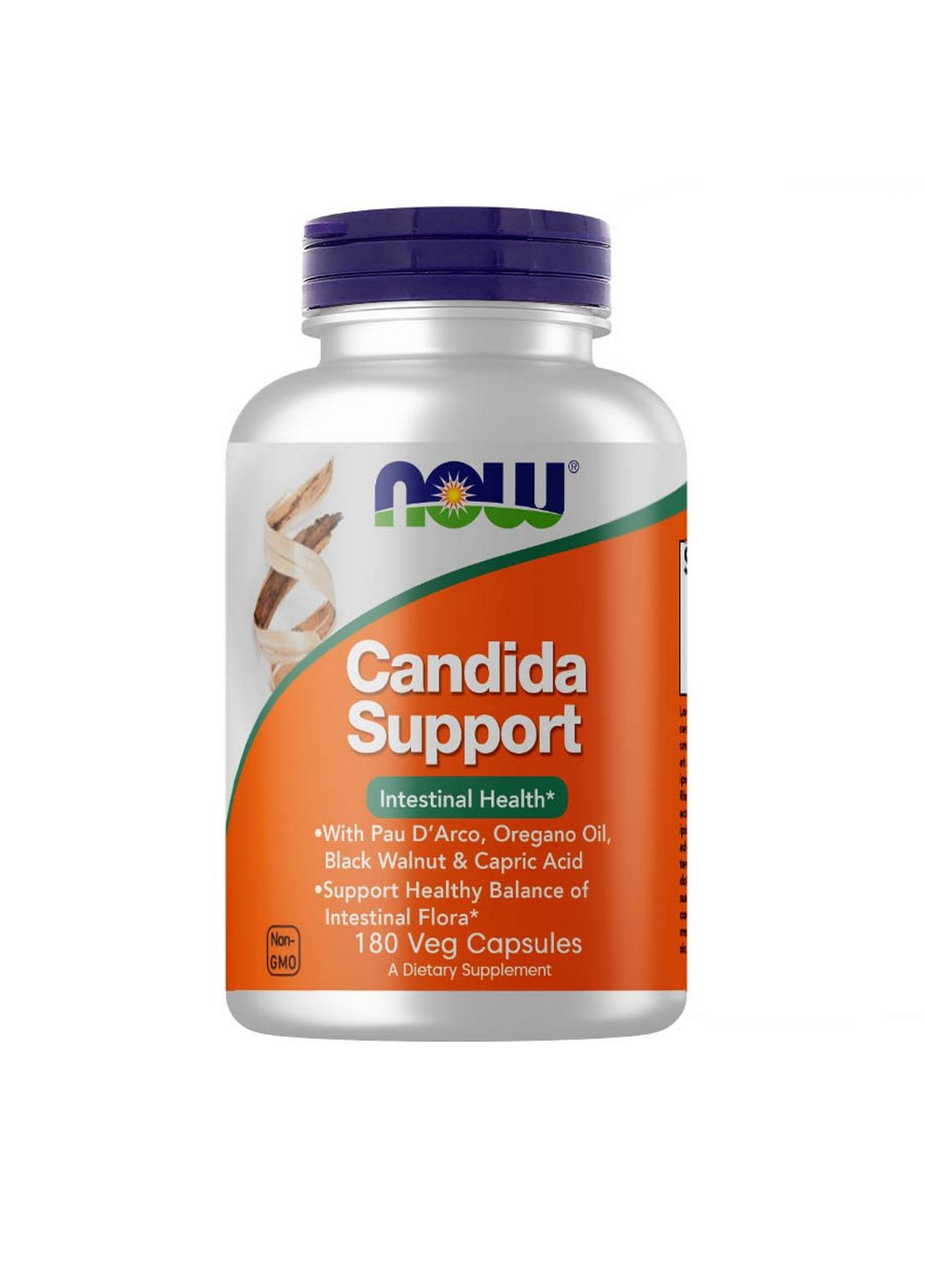 Натуральная добавка Candida Support, 180 вегакапсул Now (293341685)
