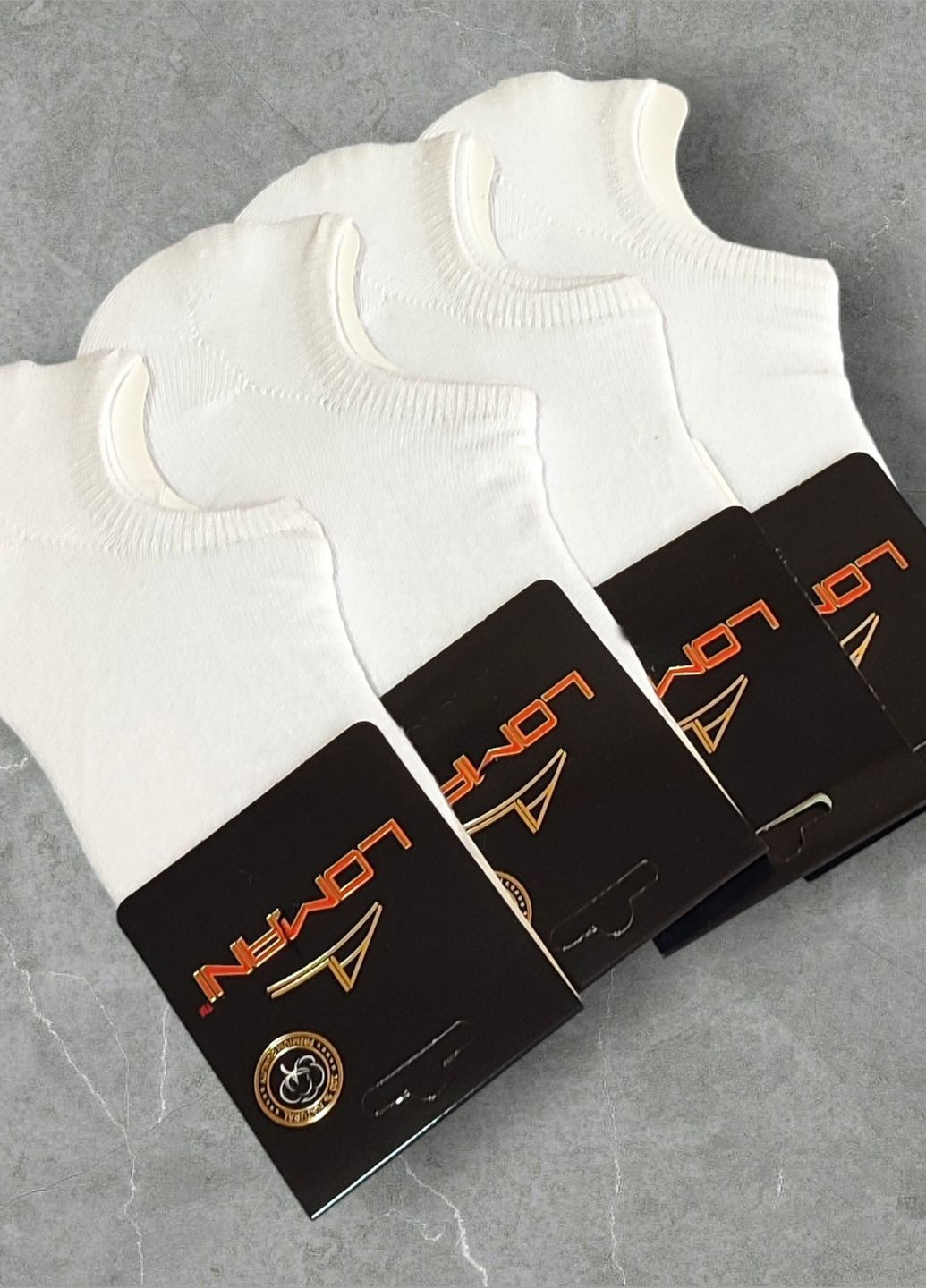 Сліди бавовняні з силіконовою вставкою на п'ятці (6 пар) Житомир Lomani (331290955)