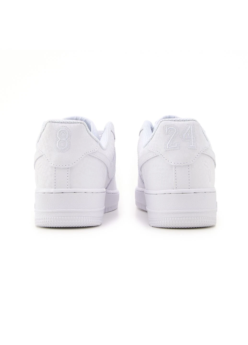 КРОССОВКИ ЖЕНСКИЕ NIKE KOBE BRYANT X AIR FORCE 1 LOW FOREVER WHITE 8 / 24 НАЙК No Brand белые демисезоны (368870108)