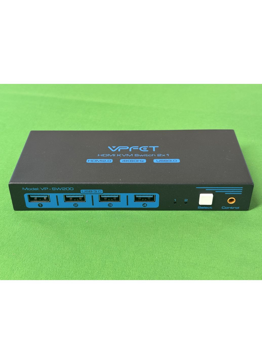 KVM HDMI VP-SW200 перемикач 2 ПК 1 монітор Підтримка 4K@60 Гц USB 3.0 KVM перемикачі для 2 комп'ютерів No Brand (351371670)