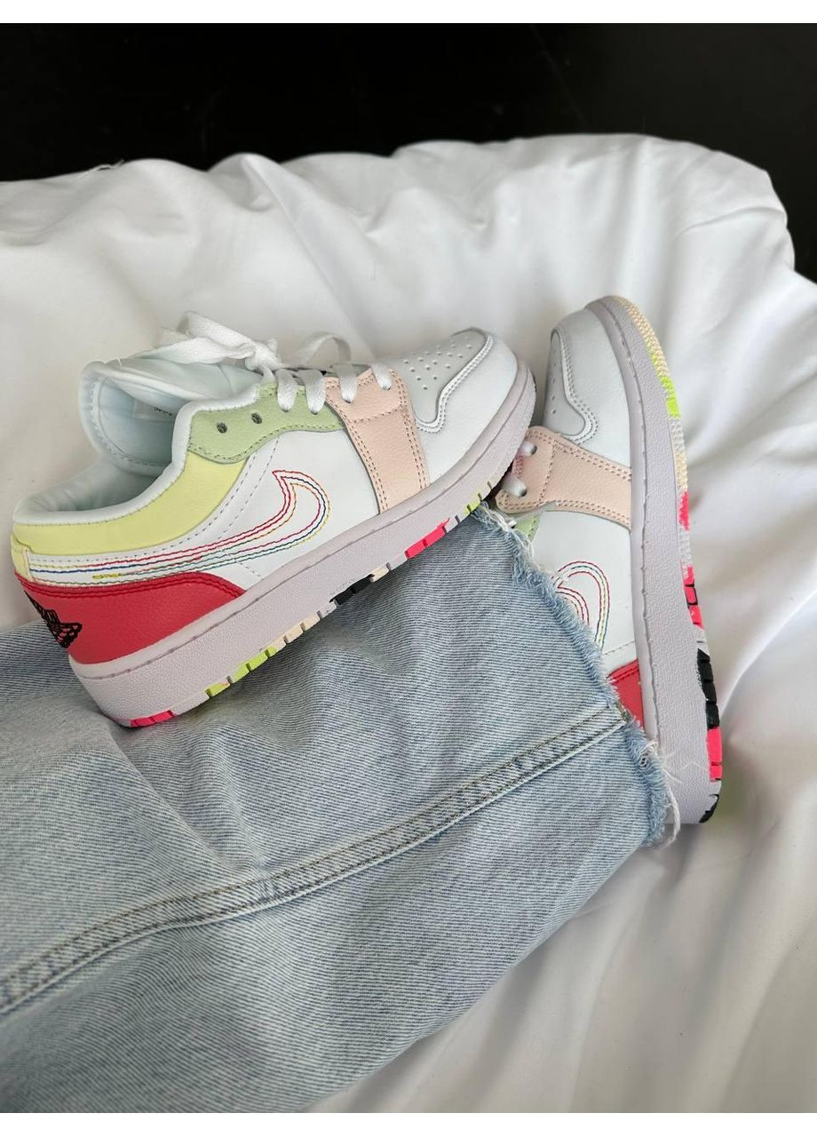 КРОССОВКИ ЖЕНСКИЕ NIKE AIR JORDAN 1 RETRO EMBER GLOW НАЙК АИР ДЖОРДАН No Brand комбинированные демисезоны (367168709)