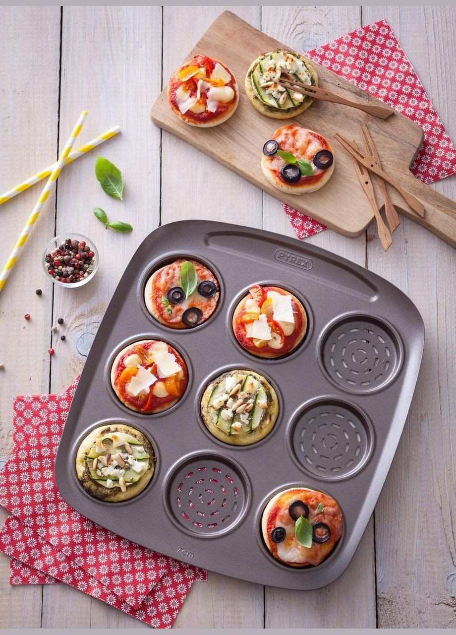 Форма для запікання "міні-піца" прямокутна 2х27.5х30 см (AS09BZ0/7146 Asimetria) Pyrex (322196577)