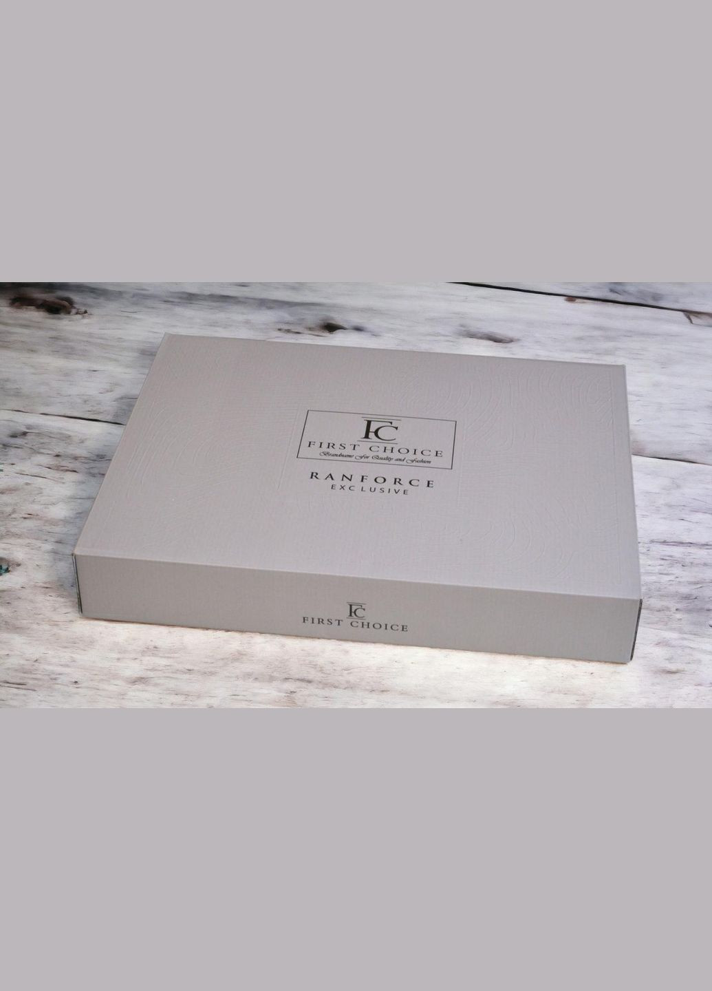 Постільна білизна Ranforce 160 х 220 см Hardy Brown First Choice (318381053)