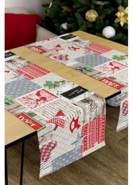 Дорожка Merry Christmas 40х140 см Разноцветный (7410) Прованс (367179994)
