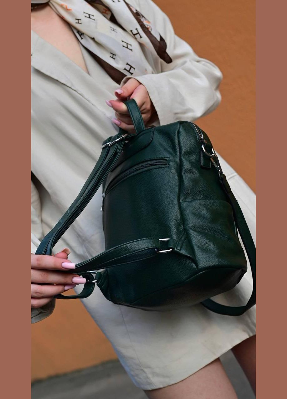 Рюкзак жіночий зелений No Brand Рюкзак для міста (332054520)