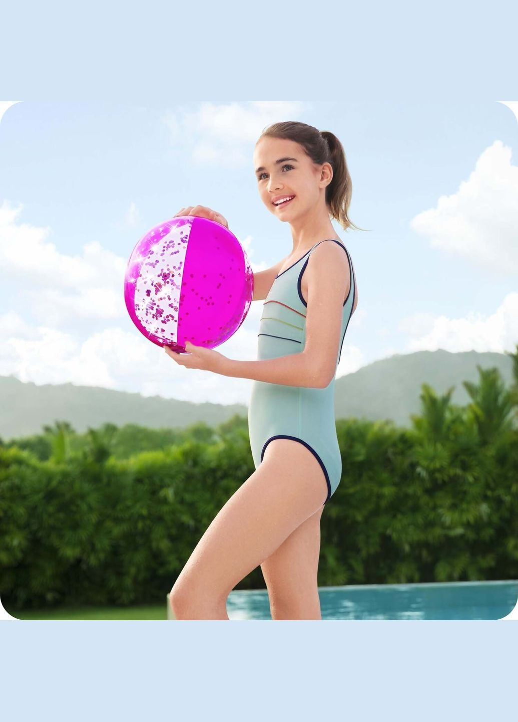 Надувний м'яч 31050 «Рожевий блиск», 41 см Bestway (301084279)