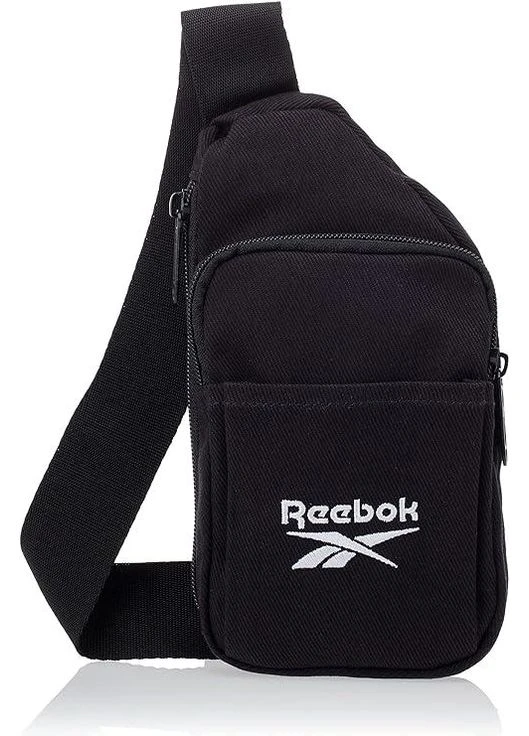 Коттонова Нагрудна Сумка, Слінг Reebok Classic Foundation Чорна Seli Nike (392698410)