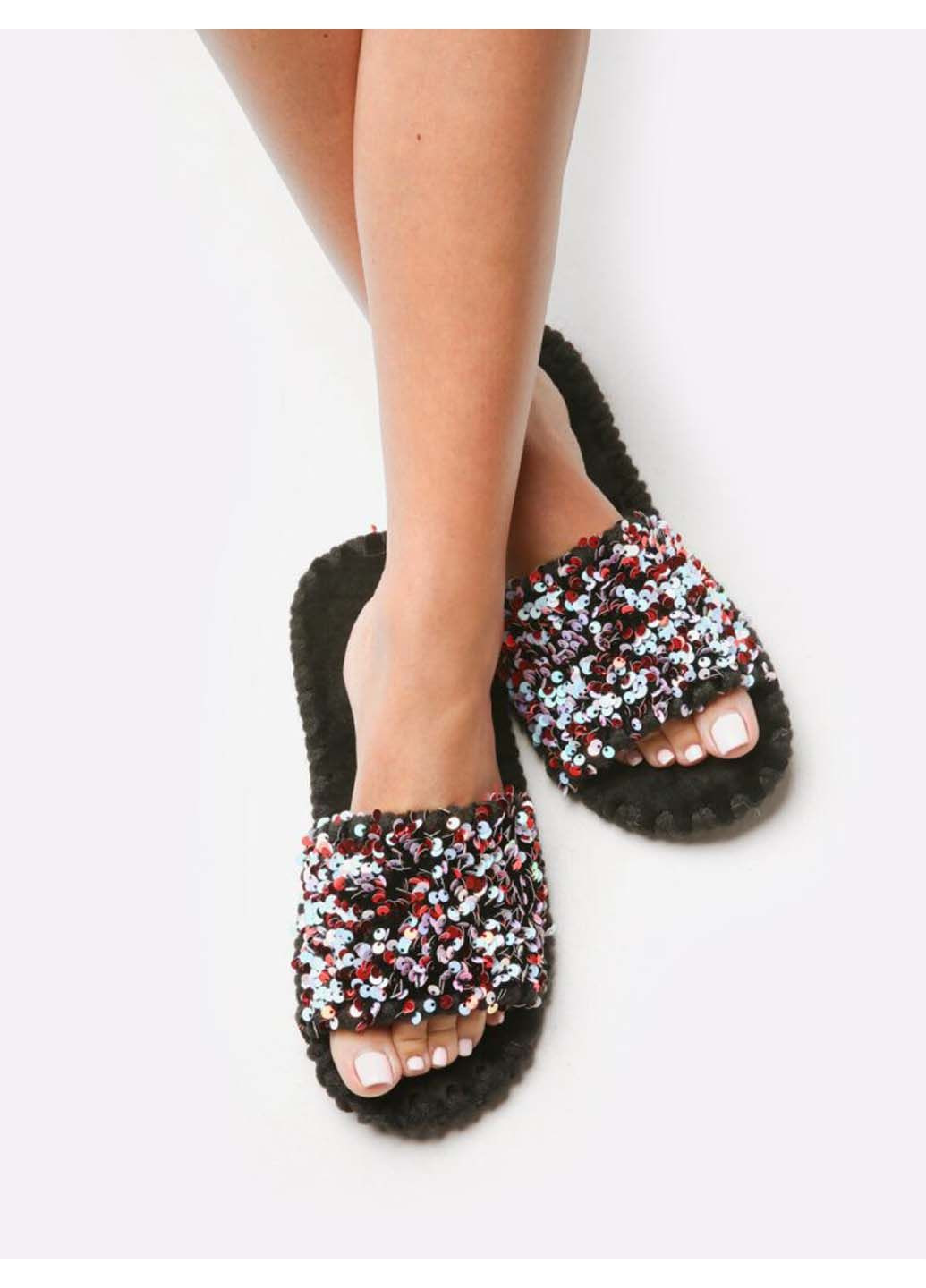 Красные домашние тапочки Family Story