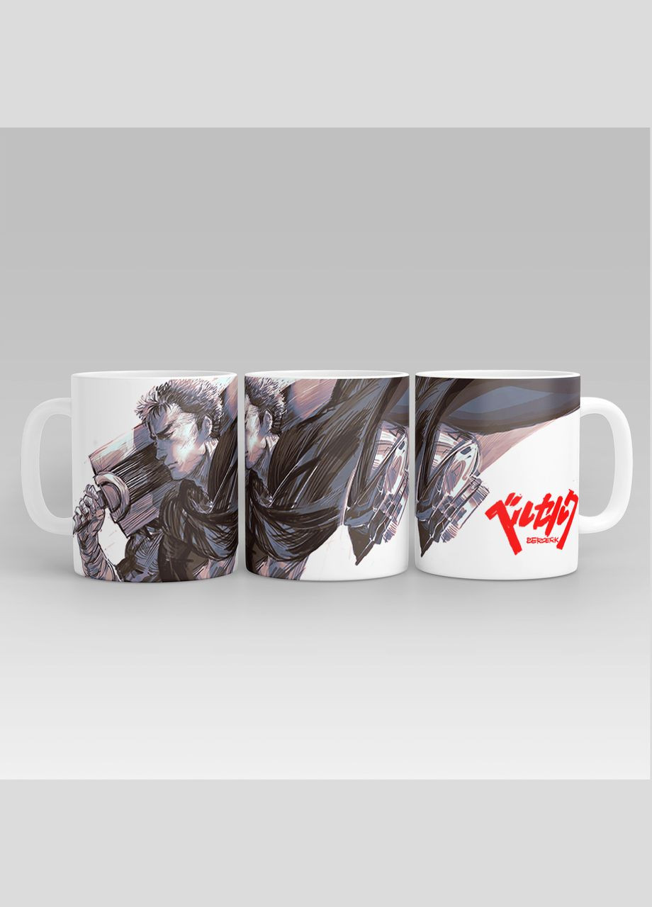 Белая кружка (чашка) с принтом "Гатс - берсерк - berserk" Push IT Кавун Чашка (316111844)