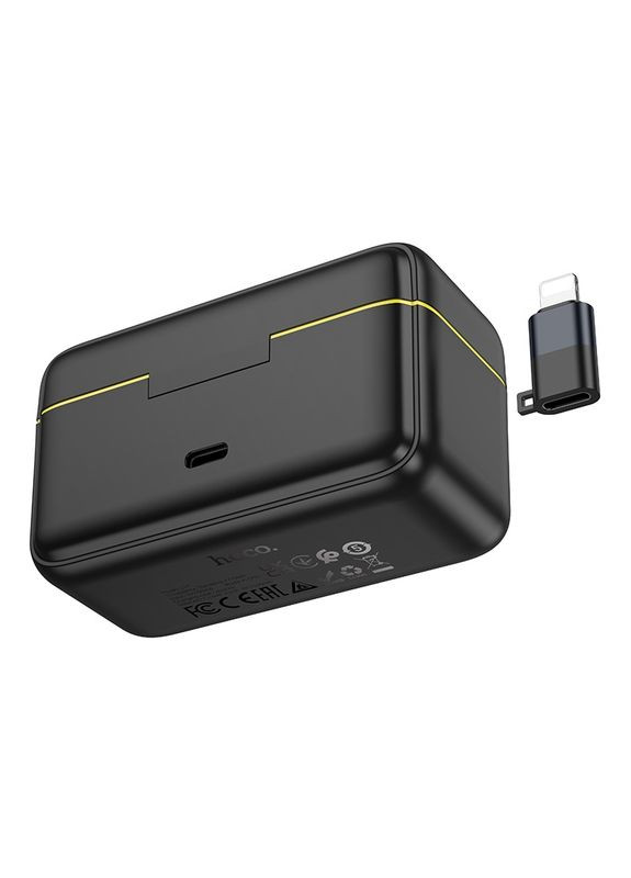 Бездротова мікрофонна система magnetic lavalier wireless digital microphone (iP/Type-C) (6942007645997) Hoco L17 Dual-mic (372676498)