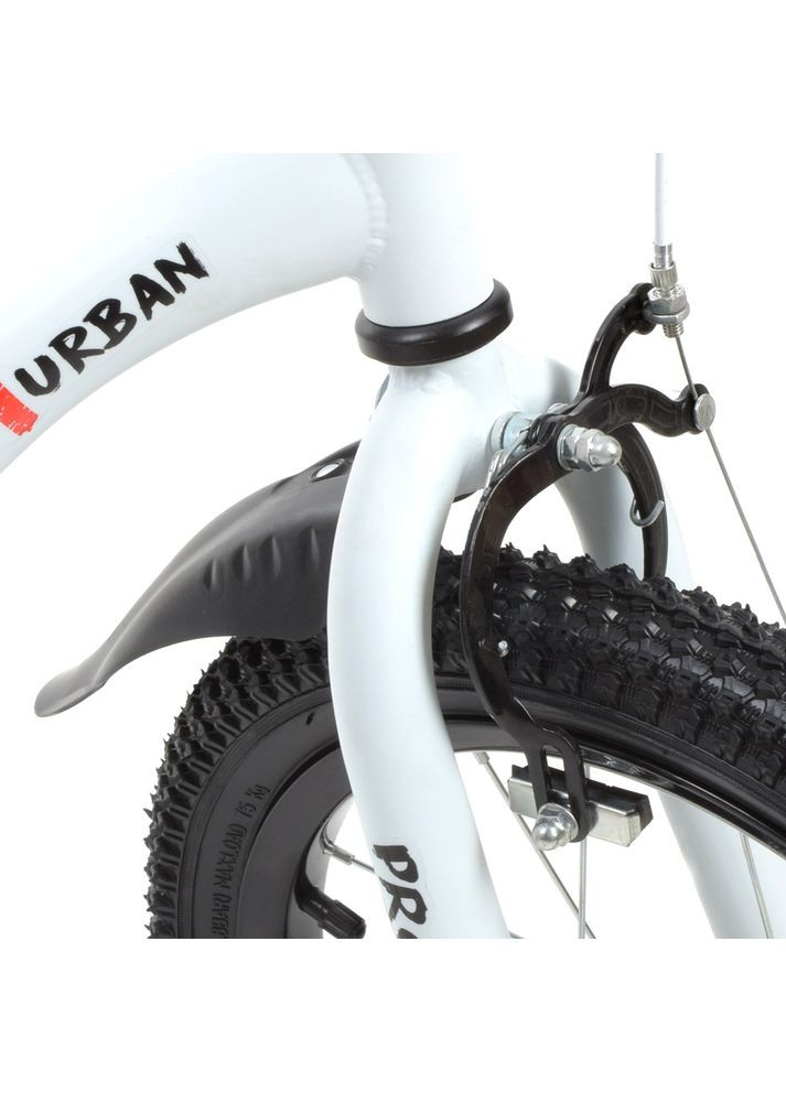 Велосипед двухколесный Urban SKD75 16" матовый белый со вспомогательными колесами (Y16251-1) Profi (365545222)