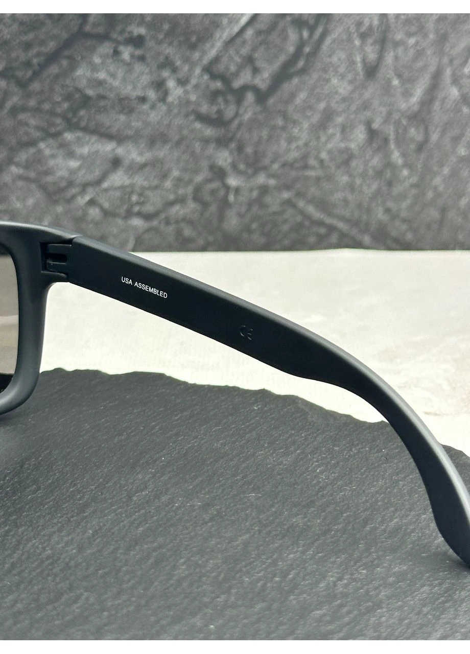 Солнцезащитные очки Holbrook XL OO9417 черные матовые с линзой Prizm Black, поляризованные, зеркальные, мужские, оригинал Oakley (396838077)