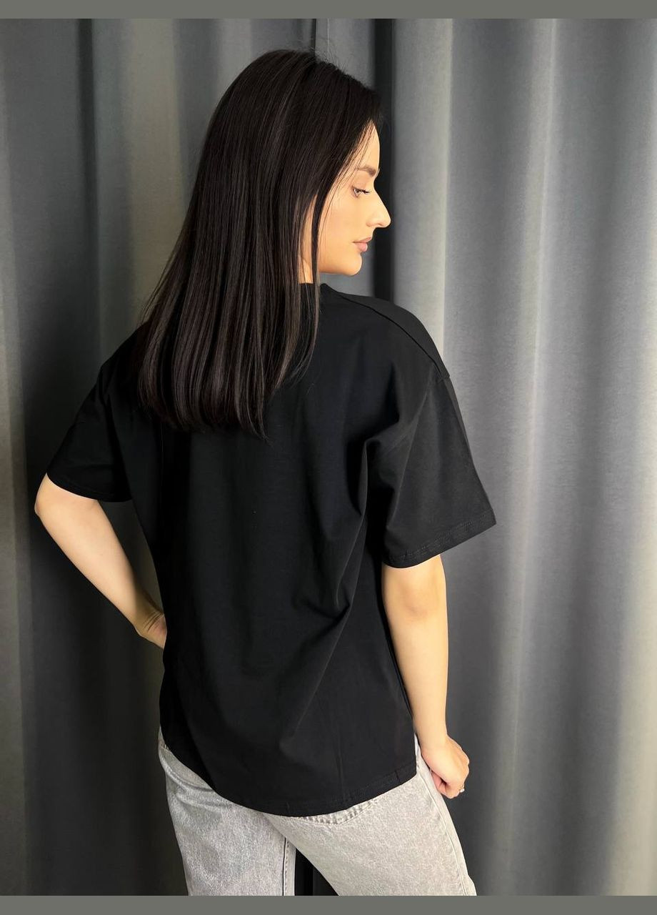 Женская однотонная футболка Україна - (328609374)