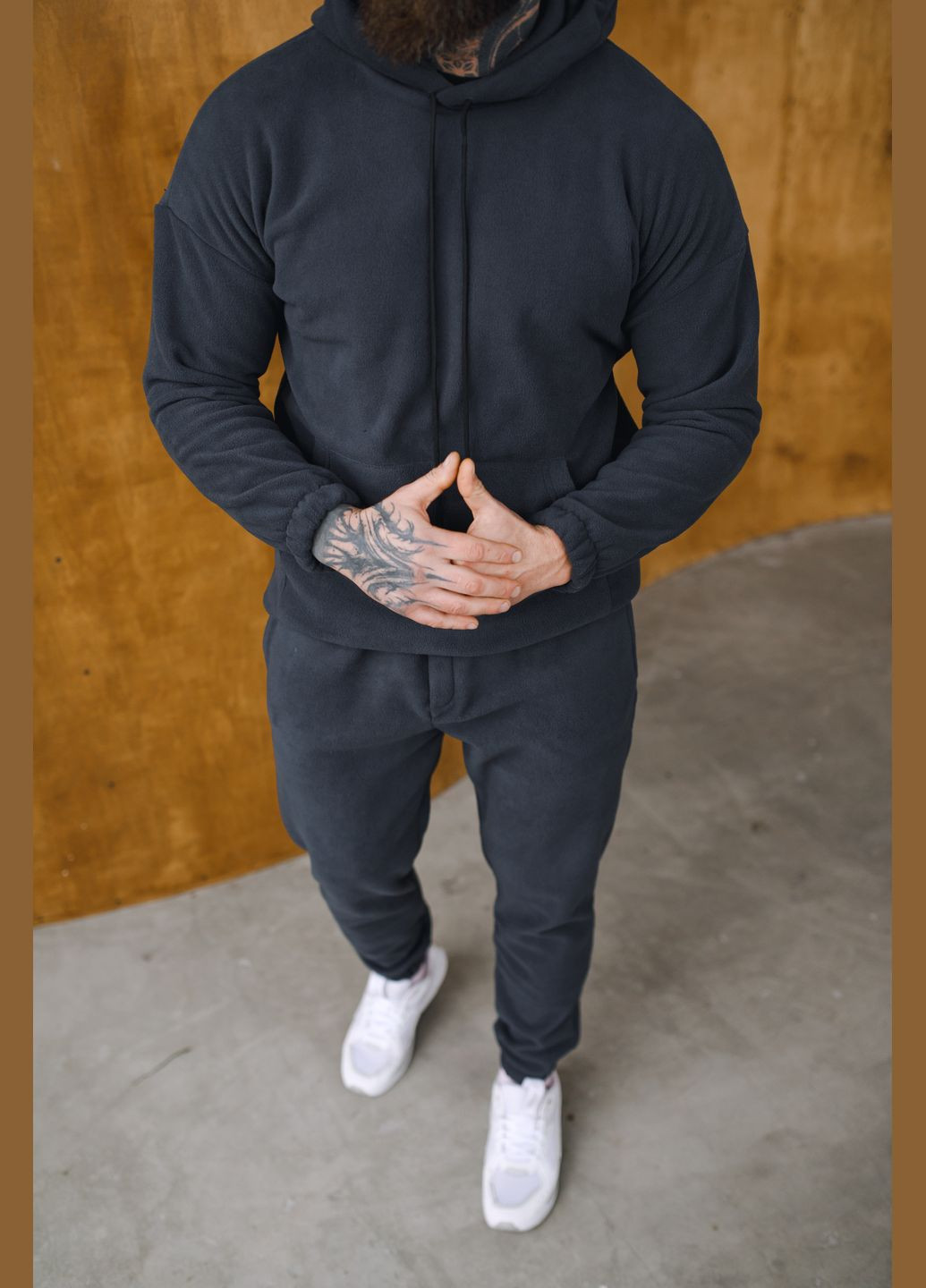 Костюм спортивний чоловічий флісовий No Brand спортивный костюм (307149195)