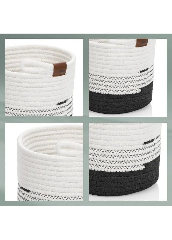 Корзина Hedda 32х30х17 см бело-черная (24459) Kela (323043583)