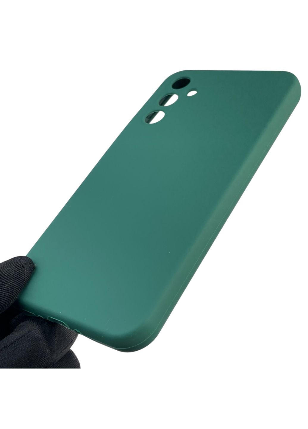 Чехол для Galaxy A34 5G (SM-A346E) силиконовый с микрофиброй нескользящий на самсунг а34 5г зеленый Samsung (366387181)