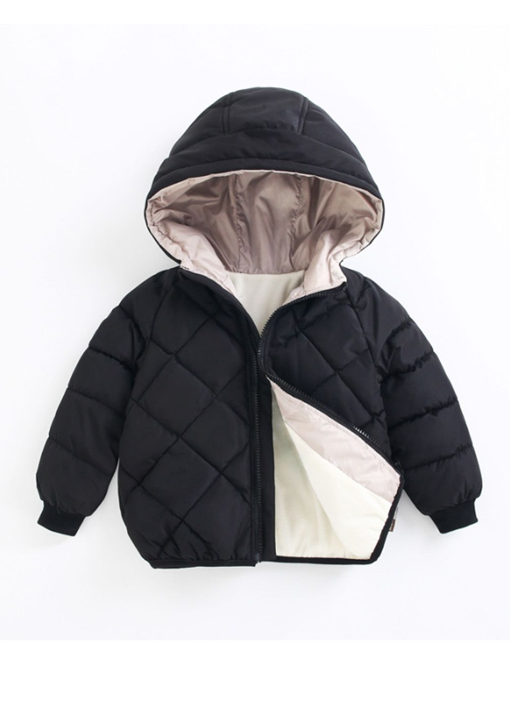 Чорна демісезонна куртка No Brand