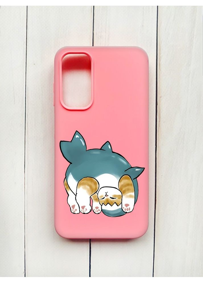 Матовый чехол на Samsung Galaxy A15 (A155) / M15 Котенок акула (принт 378) Creative (360694686)