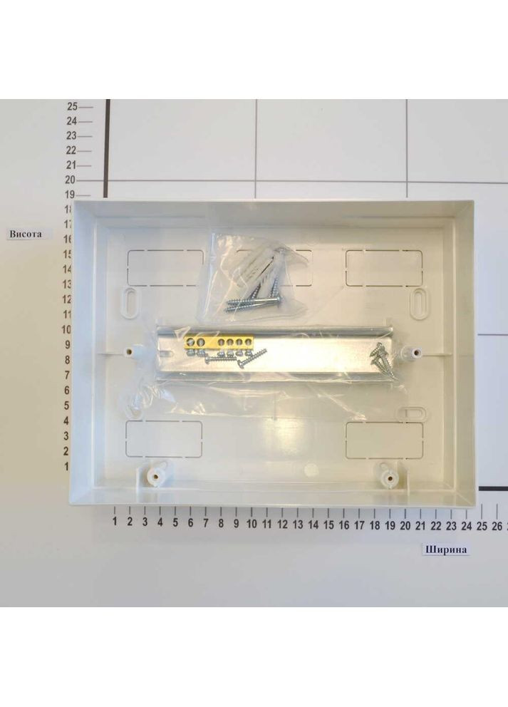 Бокс пластиковый на 8 модулей внешний ( 90912108 ) Viko (365651764)