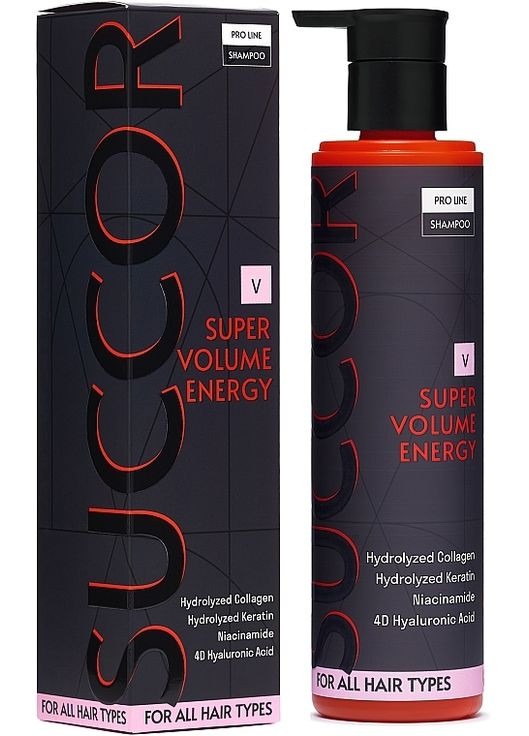 Шампунь для объема волос Super Volume Energy Shampoo 400ml (1433754-25903373) SUCCOR (368655717)