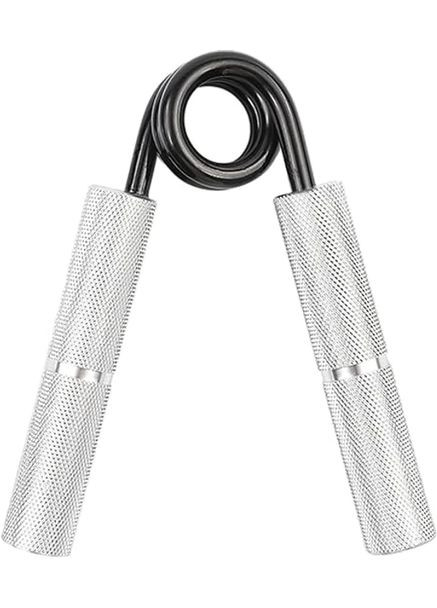 Эспандер кистевой 90 кг металлический, с накладками, серый No Brand (347601253)