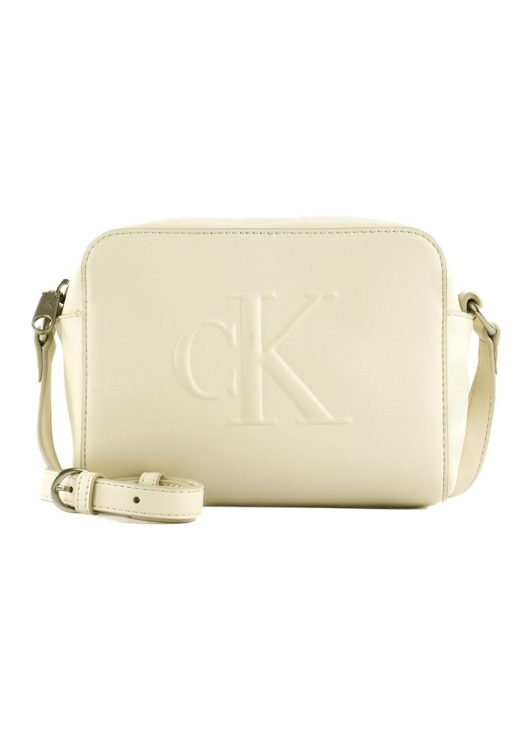 Сумка-кросбоді Sculpted Impression молочна Calvin Klein (334193370)