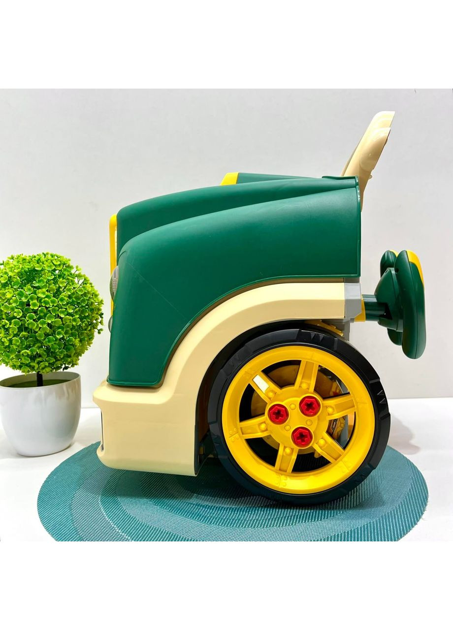 Набор автотренажер Юный автомеханик с набором инструментов 59 деталей звук свет (D001-3-4) No Brand (366670195)