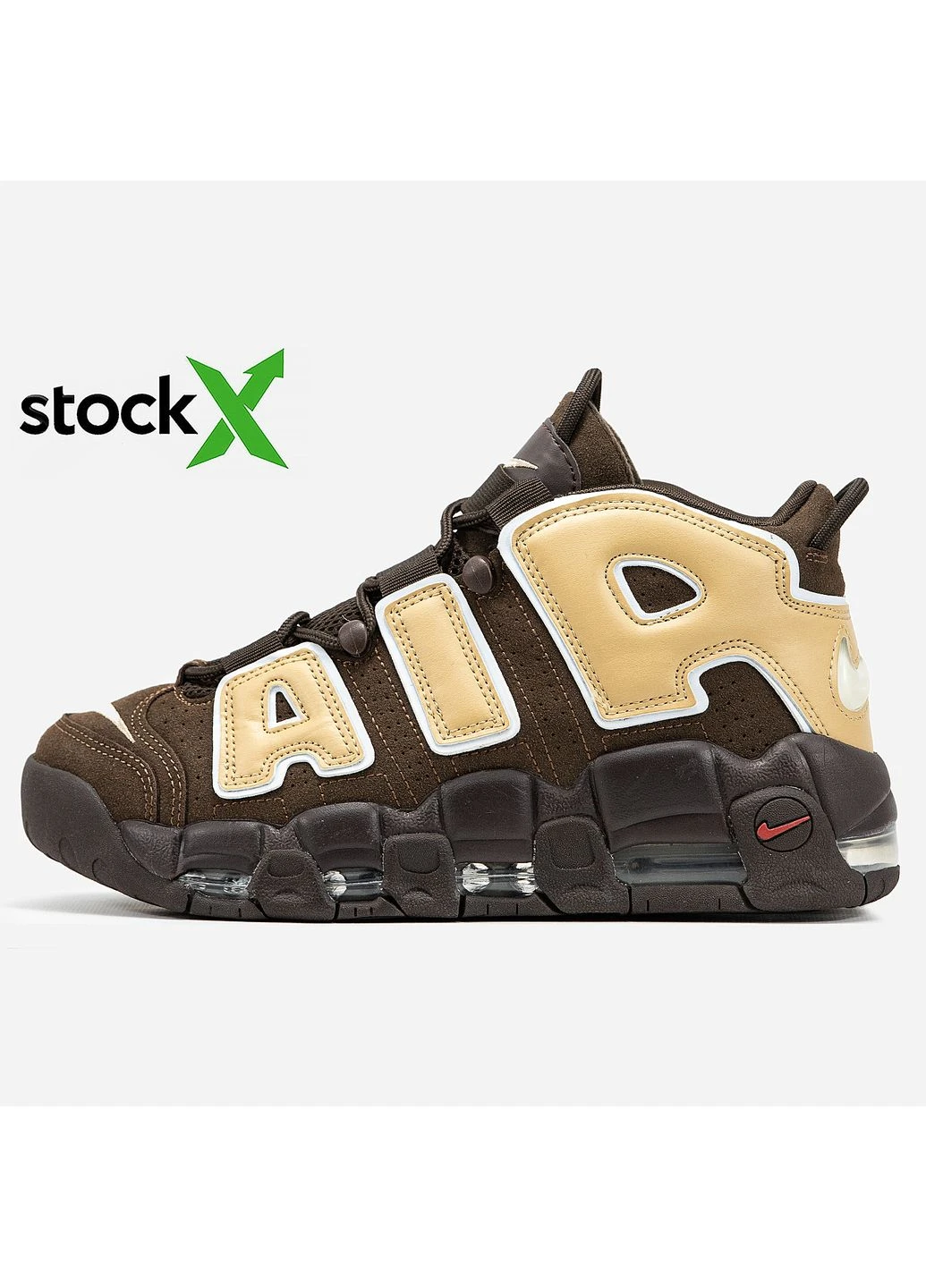 Цветные всесезонные кроссовки air more uptempo кожа замша Vakko